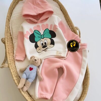 Σετ 2 pcs MINNIE με κουκούλα MB