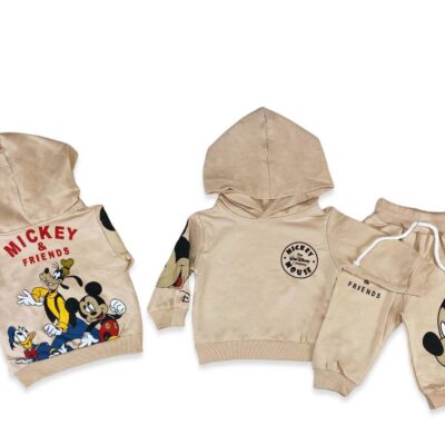 Σετ 2 pcs MICKEY με κουκούλα MB