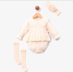 ROMPER 3 PCS ΜΕ ΔΑΝΤΕΛΑ LMB - Image 2