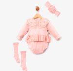 ROMPER 3 PCS ΜΕ ΔΑΝΤΕΛΑ LMB